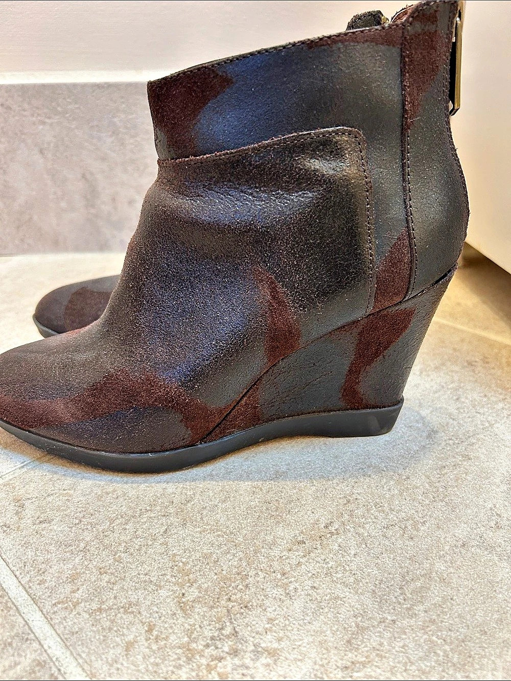 Donald Pliner Women's Camo Wedge Ankle Boots